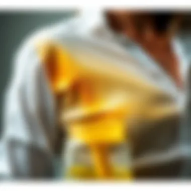 Solutions to underarm yellowing on shirts