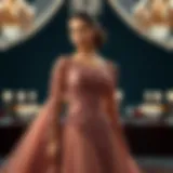 The Allure of Elegant Evening Gowns Elegant evening gown with intricate design