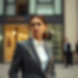 Elegant gray blazer styled for formal occasions