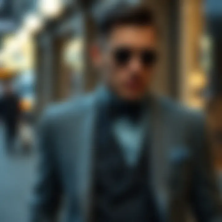 Enhancing Elegance with Thoughtful Accessories for Grey Suit Styling Stylish accessories complementing a grey suit