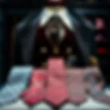 Elegant tie collection display