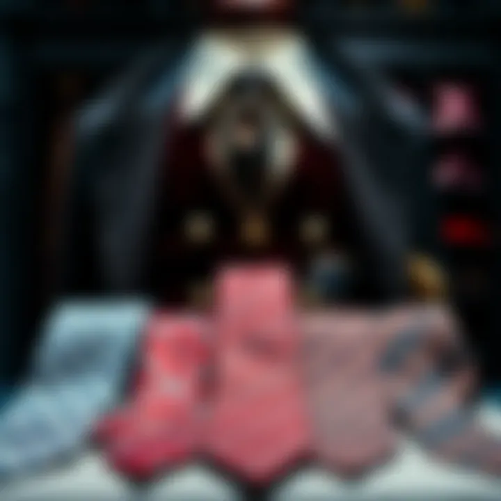 Elegant tie collection display