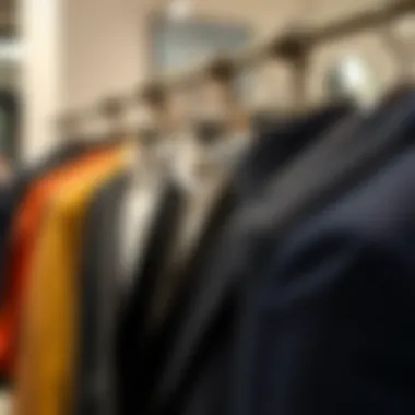 Variety of fabric options for modern suits