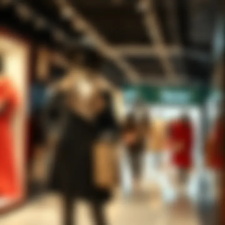 Stylish fashion display with seasonal trends.