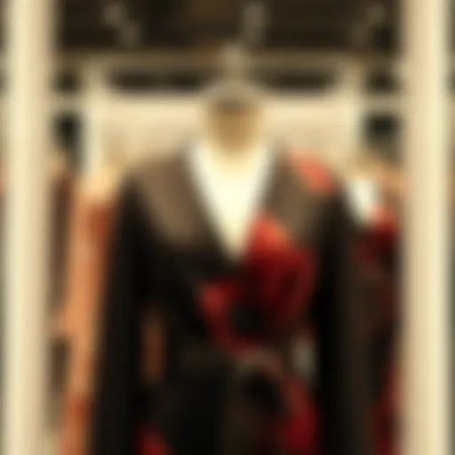 Elegant Japone Kol Dress on Display