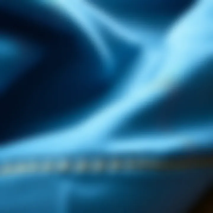 Close-up of jogger jeans fabric highlighting texture