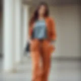 Casual Chic with Jogger Pants Stylish jogger pants paired with a casual top