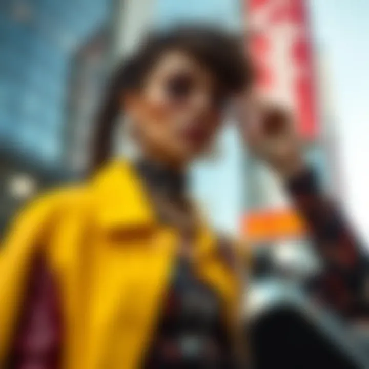 Make a Statement with Seasonal Vibrancy Trendy seasonal fashion with vibrant colors