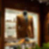 Luxurious Coffee Blazer Jacket Luxurious coffee blazer jacket on display