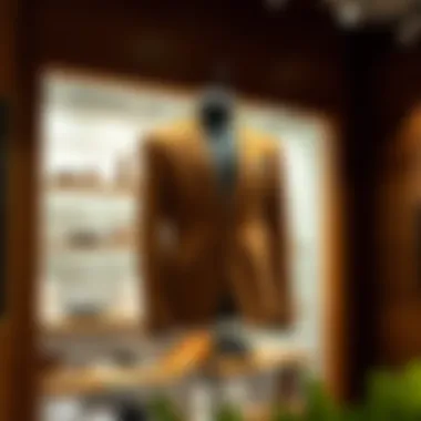 Luxurious Coffee Blazer Jacket Luxurious coffee blazer jacket on display