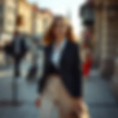 Latest trends in feminine tailored suits