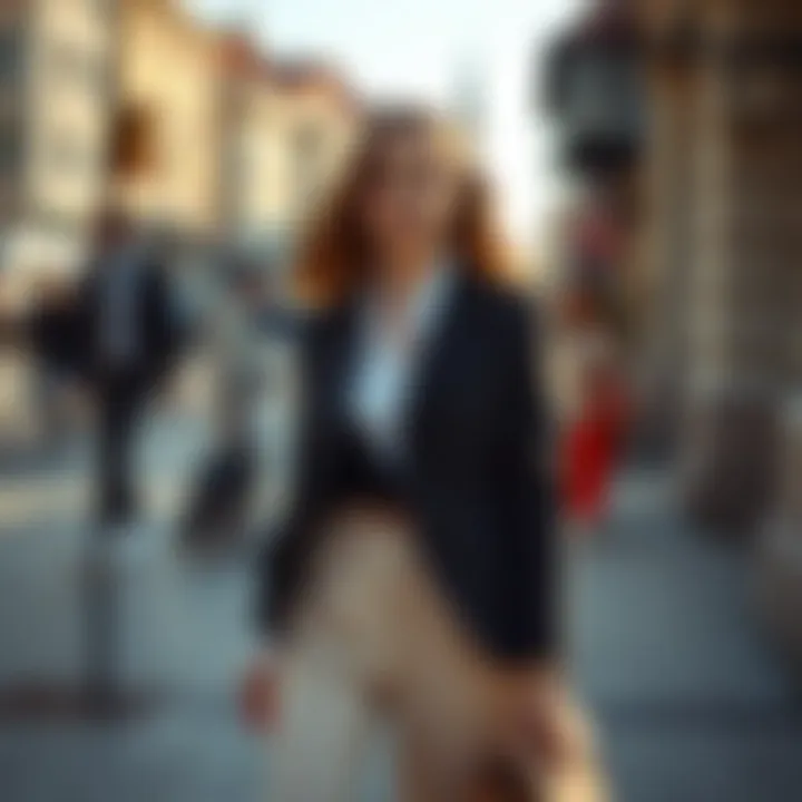 Latest trends in feminine tailored suits