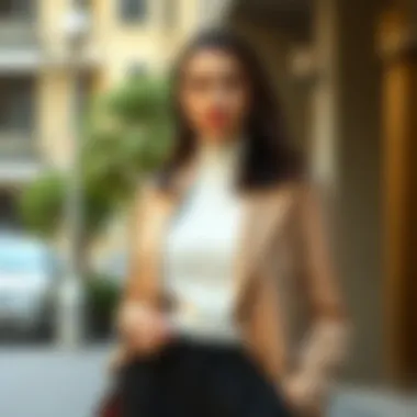 Stylish outfit combination for a professional look