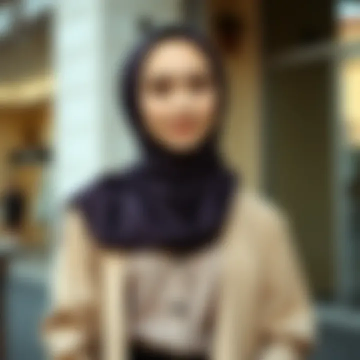 Stylish hijab styles that complement contemporary outfits