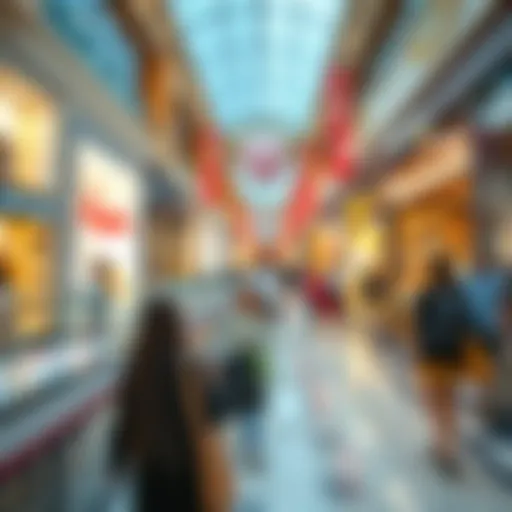 Vibrant shopping atmosphere at Kentplaza