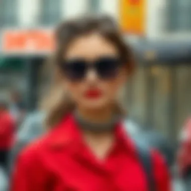 A Chic Combination with a Red Shirt Stylish red shirt outfit with accessories