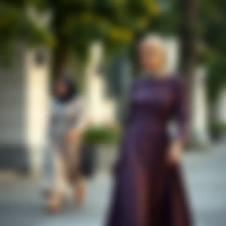 Stylish fabric choices for flared dresses in modest attire