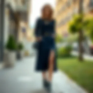 Accessorizing the Navy Blue Skirt Versatile ways to pair a navy blue flared skirt with accessories