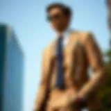 Modern Design of Lacoste Suit Elegant Lacoste suit showcasing modern design