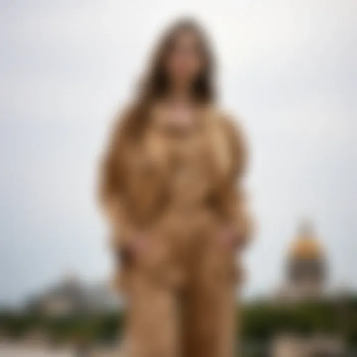 Stylish outfit combination featuring a linen set for social events