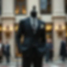 Elegant graduation suit selection