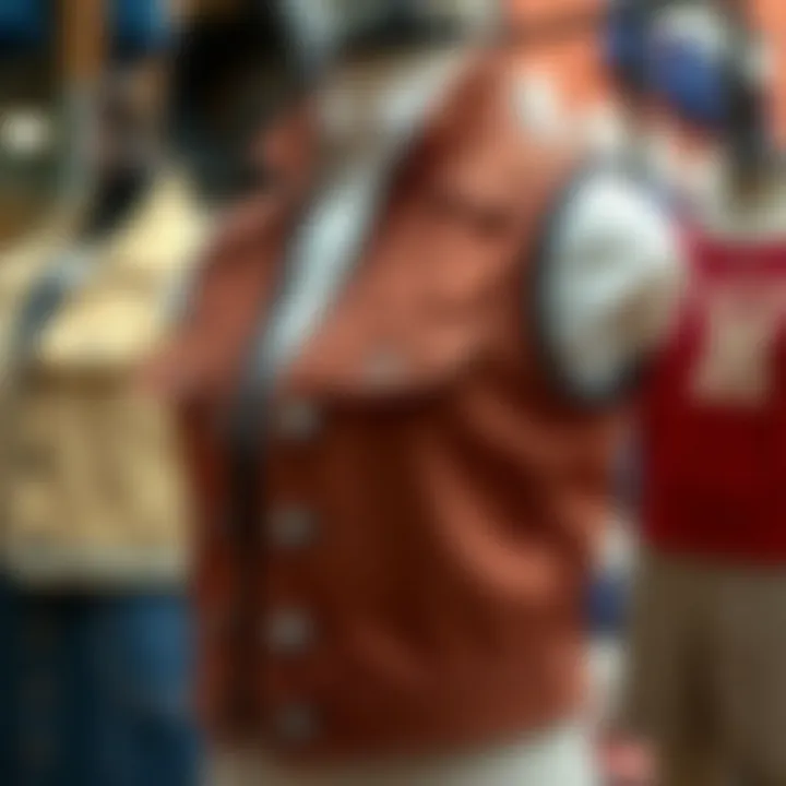 Collection of mini vests in various designs