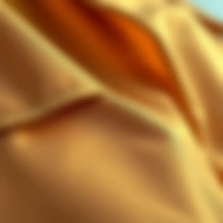 Close-up of shiny trench coat fabric highlighting texture and shine