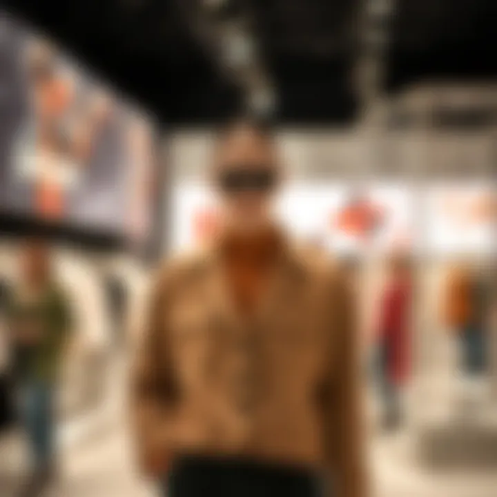 Modern Trends in Digital Fashion Shopping Digital shopping experience showcasing modern fashion trends