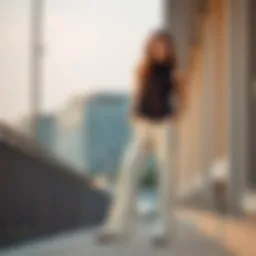 Elegant pleated wide-leg trousers styled with a chic top