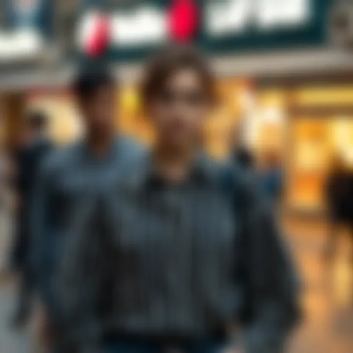 Popular brands showcasing striped long-sleeve shirts in their collections