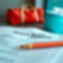 Detailed view of product return policy documentation