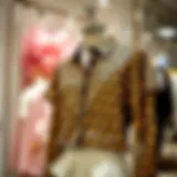 Glistening sequin shirt displayed on an elegant mannequin