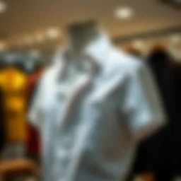 A stylish Ravelli shirt on a mannequin showcasing modern design