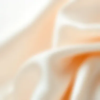 Satin Fabric Texture Close-Up Detail view of satin fabric texture