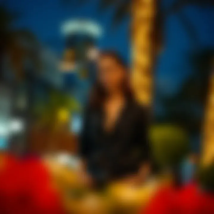 Elegant black denim shirt combination for evening events