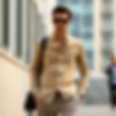 Stylish outfit featuring a slim fit shirt paired with tailored pants