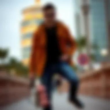 Fashionable Slim Fit Jeans Outfit A fashionable outfit with slim fit jeans and accessories