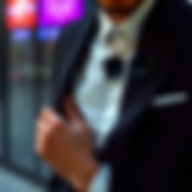 Stylish accessories to enhance a suit