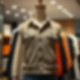 Stylish plus size vest on a mannequin in a boutique