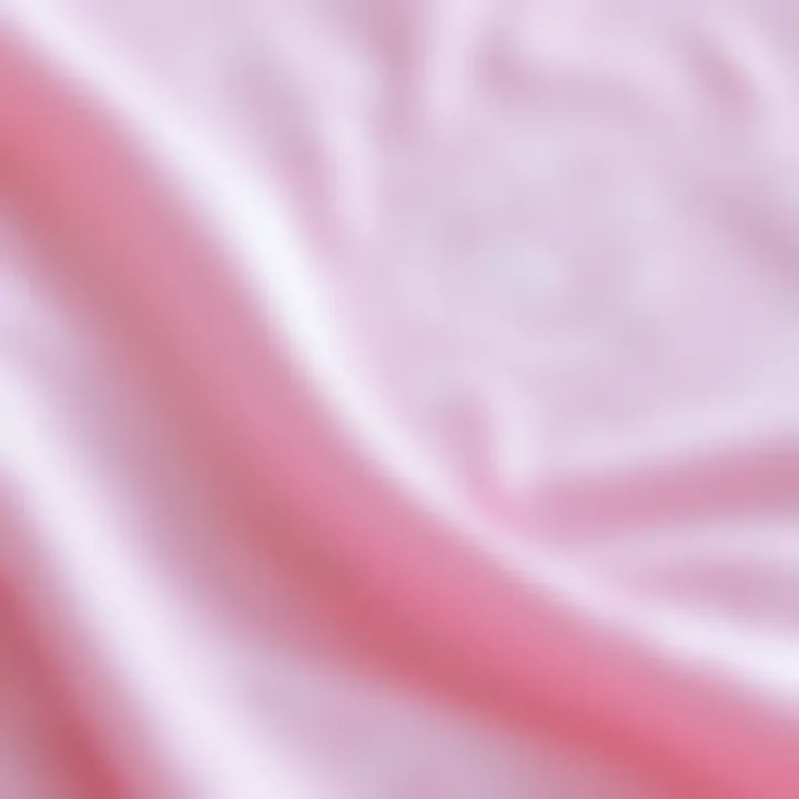 Close-up of a sweet t-shirt fabric, highlighting its texture and quality.