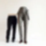 Elegant tailored trousers displayed on a clean background