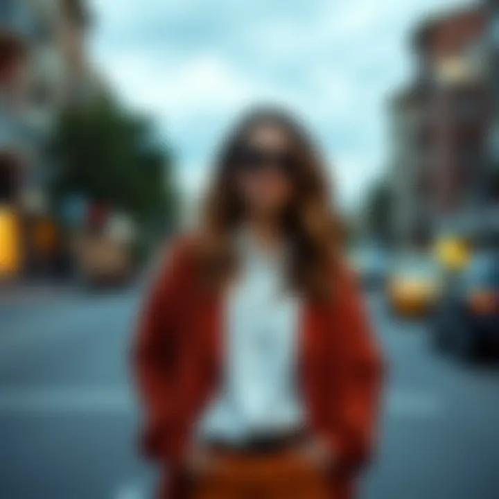 Casual outfit featuring a chic cardigan