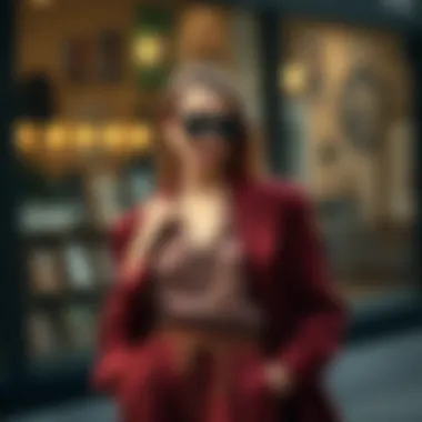 Woman showcasing the versatility of trousers in everyday fashion