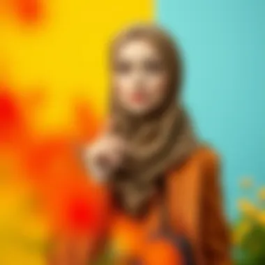 Textures and color palettes for modern modest outfits