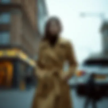 Chic Trench Coat for Winter Stylish trench coat perfect for cold weather