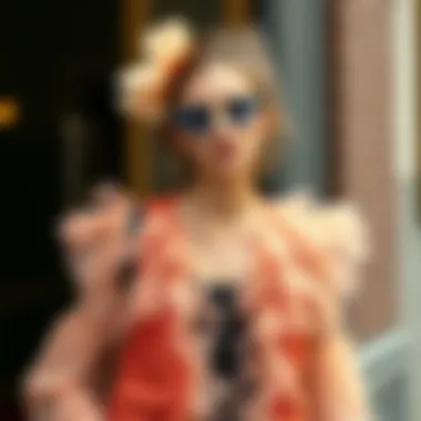 Enhancing Outfits with Layered Tulle Vests Layered look with a tulle vest enhancing the overall outfit
