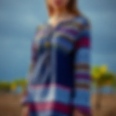 Fashion Forward Tunik Patterns Trendy tunic with unique patterns and textures