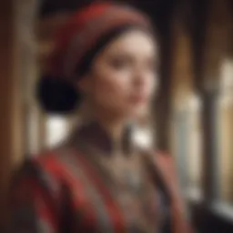Traditional Turkish attire showcasing intricate patterns and vibrant colors
