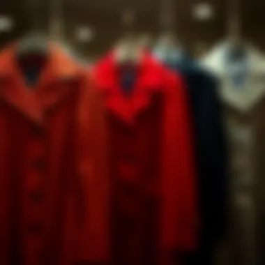 Varied Buttoned Coat Styles Different styles of buttoned coats showcased together