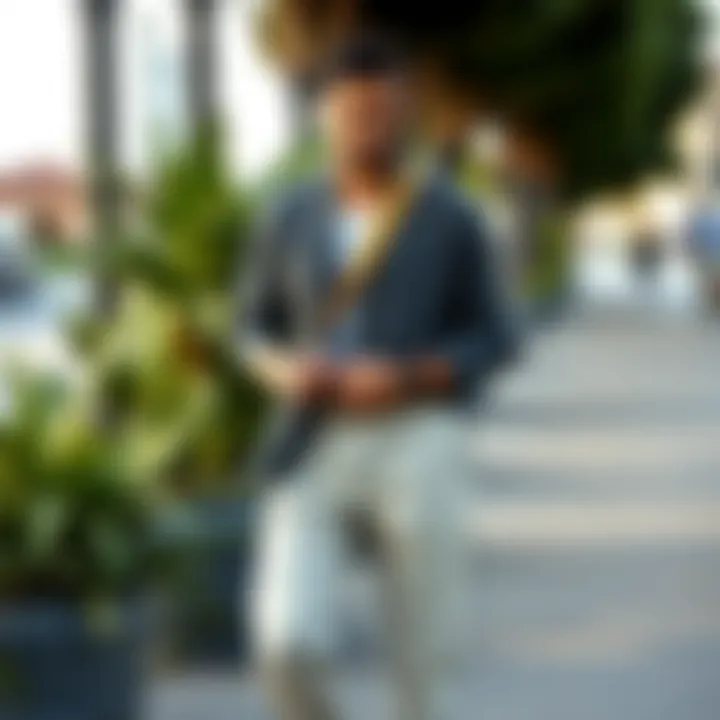 Perfect Pairings: Casual Elegance Man pairing linen trousers with casual outfit